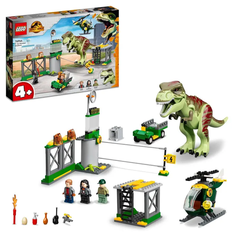 LEGO® Jurassic World™ T. rex - dinosauruksen pako 76944