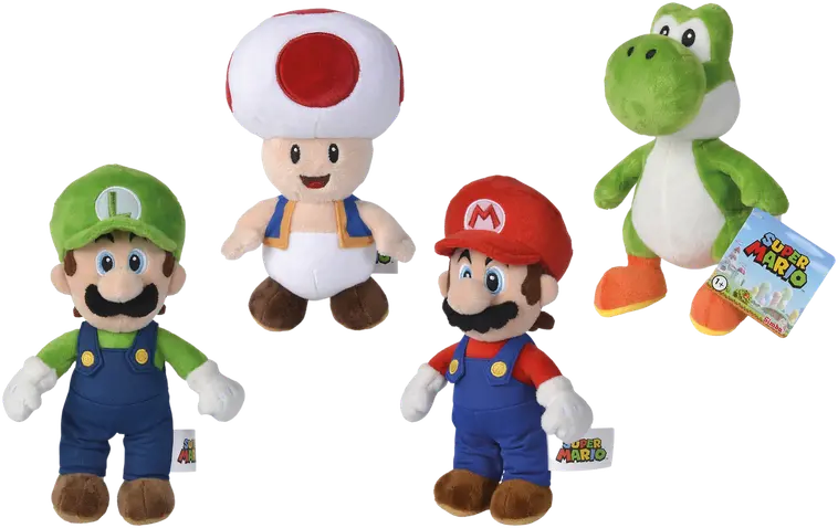 Super Mario ja ystävät pehmo 20 cm