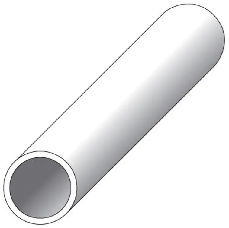 Alfer pyöröputki alumiinia 16x1mm hopea 2m