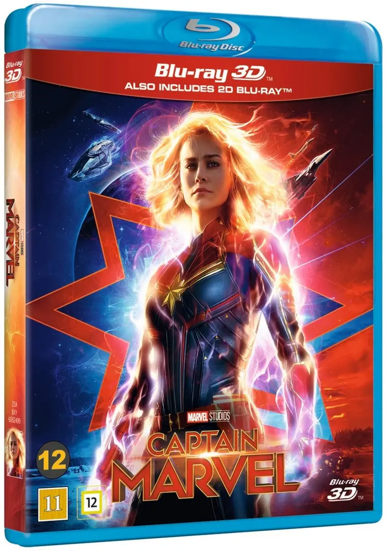 Captain Marvel 3D Blu-ray + Blu-ray | Prisma verkkokauppa