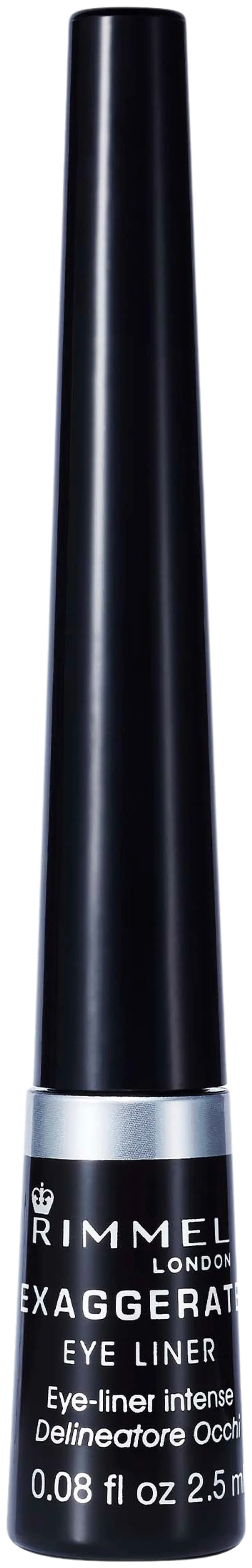 Rimmel 2,5ml Scandaleyes Liquid Eyeliner 001 Black nestemäinen silmänrajausväri