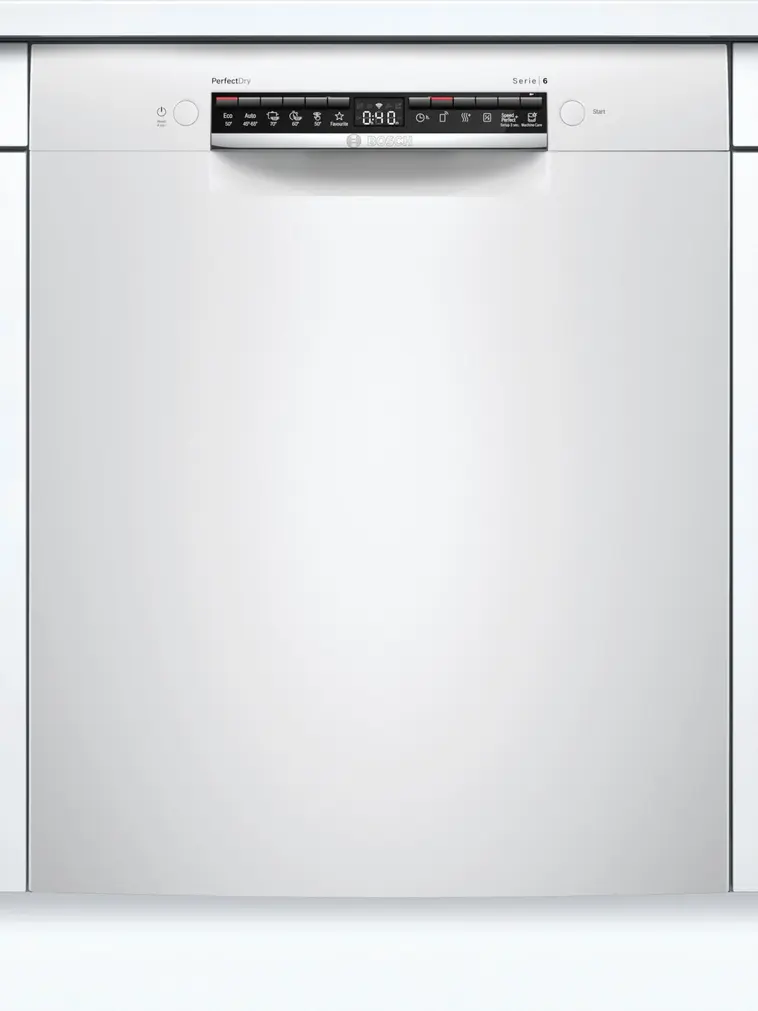 Bosch Serie 6 astianpesukone työtason alle sijoitettava 60 cm valkoinen