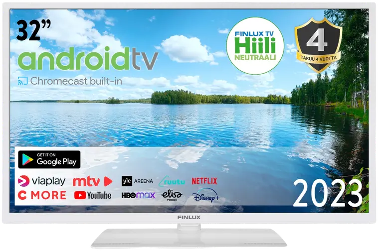 Finlux 32" Full HD Android Smart TV 32G80WCI valkoinen