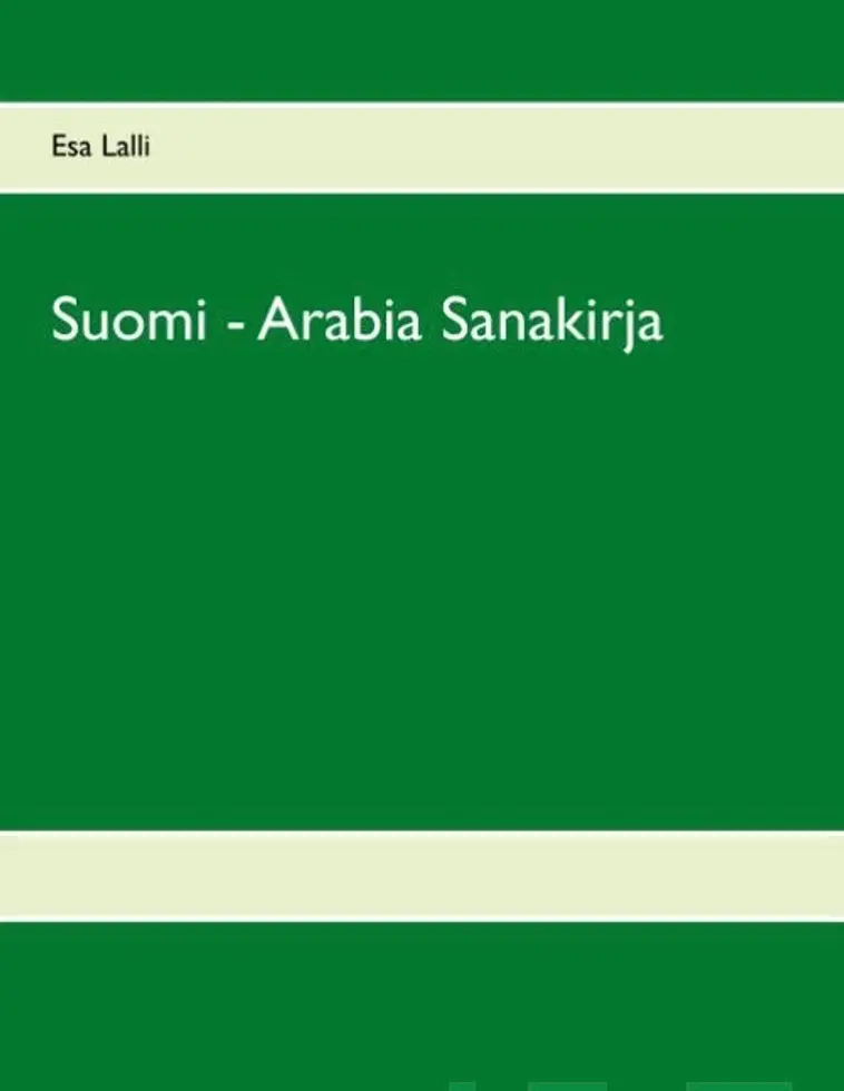 Lalli, Suomi - Arabia Sanakirja | Prisma verkkokauppa