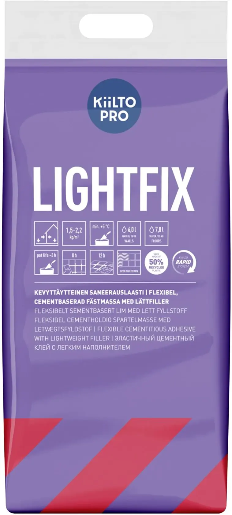 Kiilto saneerauslaasti LightFix 15kg