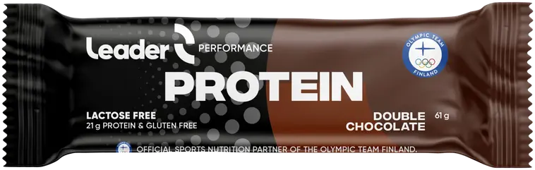 Leader Performance Protein Double Chocolate tuplasuklaanmakuinen proteiinipatukka 61 g