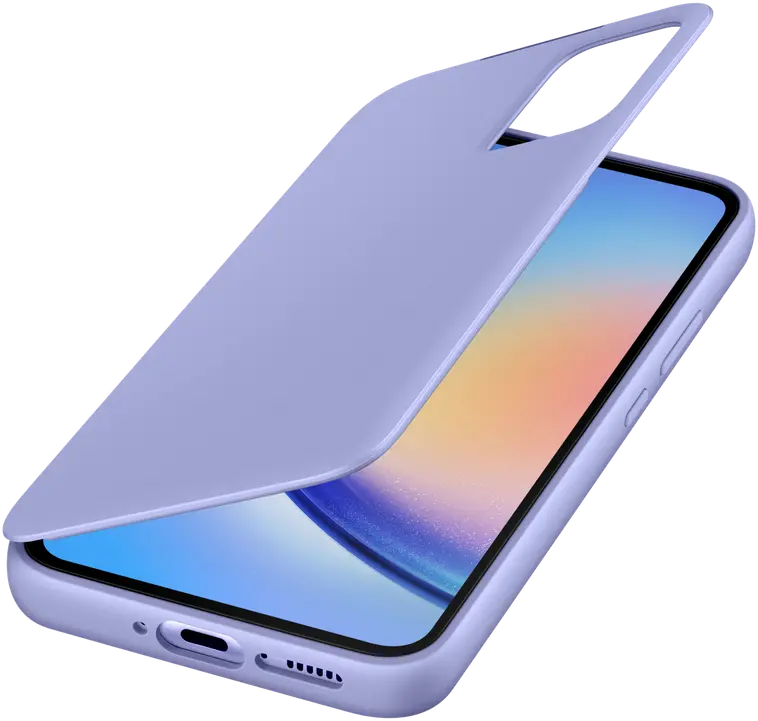 Samsung A34 lompakkokuori, sininen