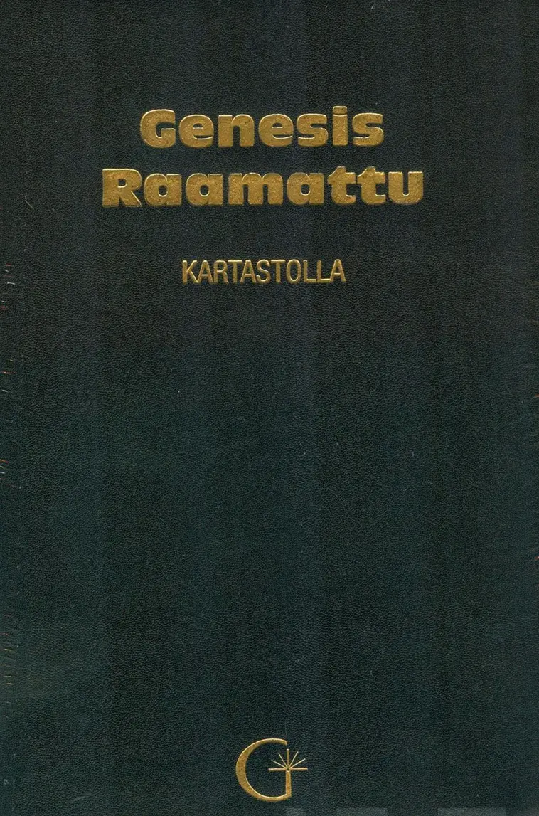 Genesis Raamattu Kartastolla (musta, nahkakantinen) | Prisma verkkokauppa