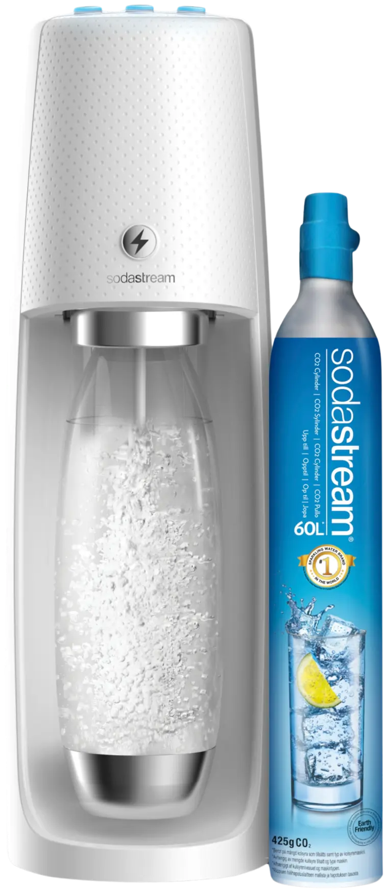 SodaStream Spirit One Touch™ valkoinen hiilihapotuslaite