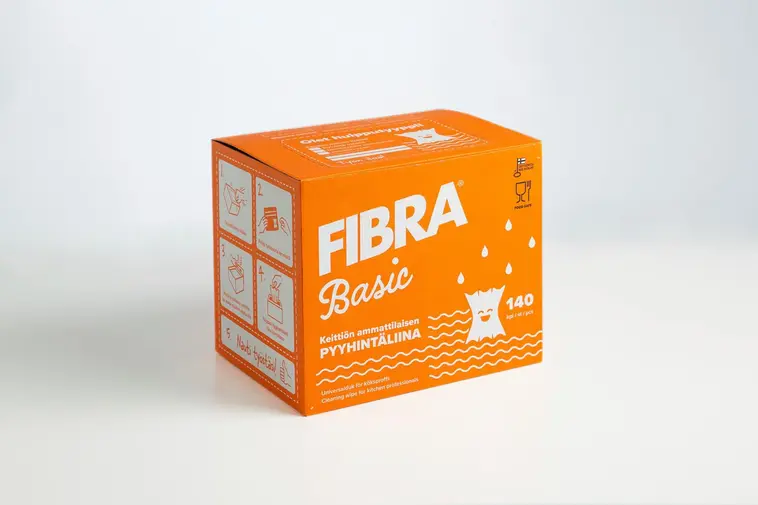 Fiblon Fibra Basic pyyhintäliina 40x50cm 140kpl