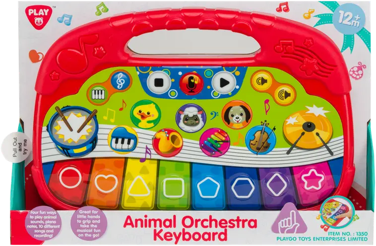 Lasten kosketinsoitin Animal Orchestra Keyboard