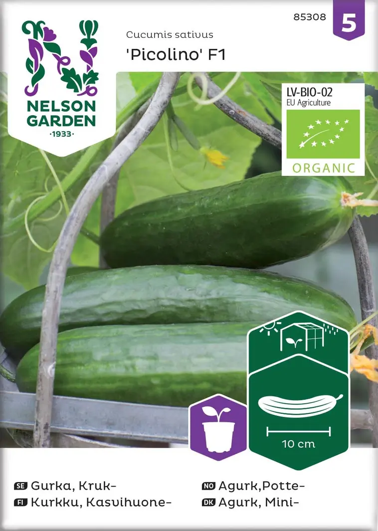 Nelson Garden Siemen Kurkku, Kasvihuone-, Picolino F1, luomu | Prisma  verkkokauppa