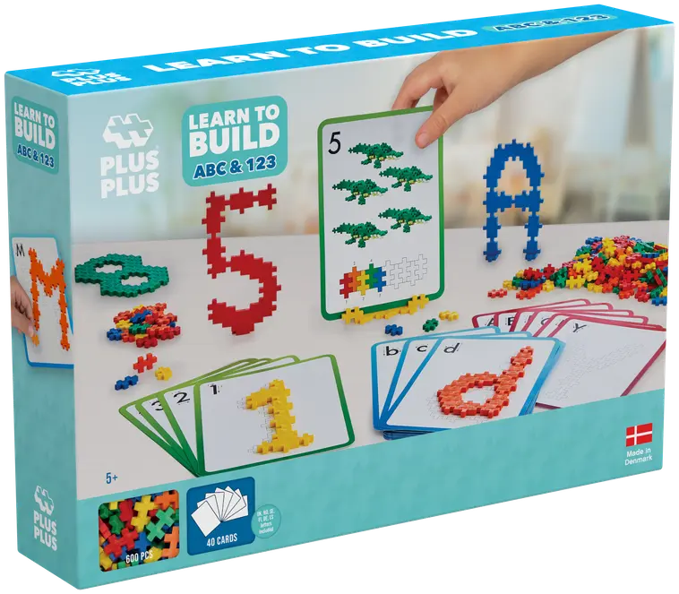 Plus-Plus learn to build ABC & 123
