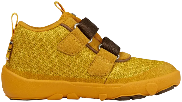 Affenzahn lasten vedenpitävä ulkoilujalkine Low Boot Knit Happy Tiger - Yellow - 3
