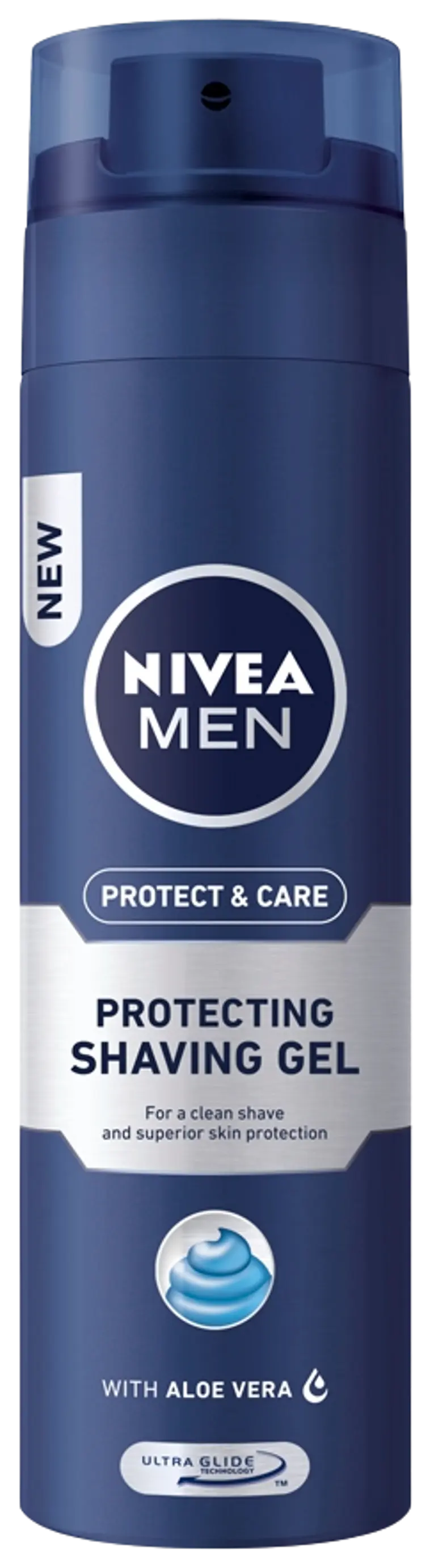 NIVEA MEN 200ml Protect & Care Protecting Shaving Gel -parranajogeeli |  Prisma verkkokauppa