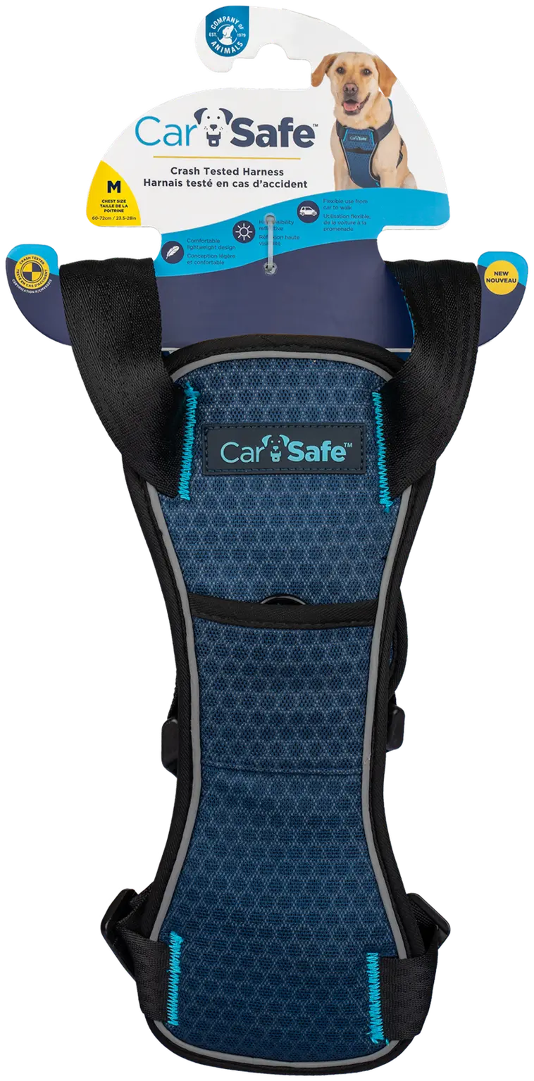 CarSafe Harness Blue Medium