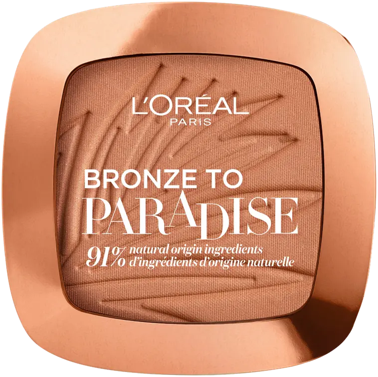 L'Oréal Paris Bronze to Paradise 02 Baby One More Tan aurinkopuuteri 9 g