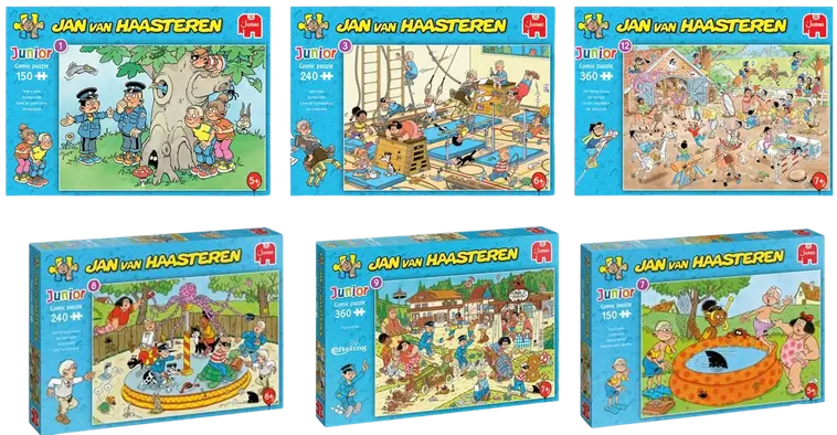 Jan van Haasteren junior palapelilajitelma 150/240/360 palaa