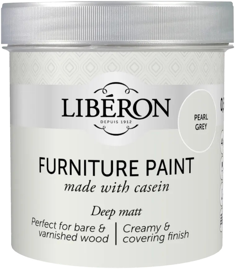 Liberon Casein Kalustemaali 500ml Pearl Grey matt | Prisma verkkokauppa