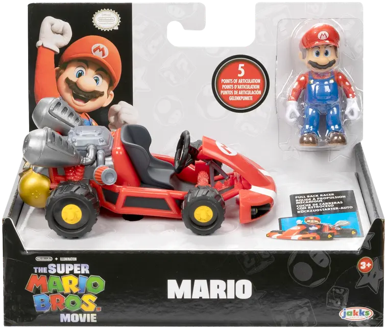 Super Mario figuuri ja ajoneuvo, erilaisia