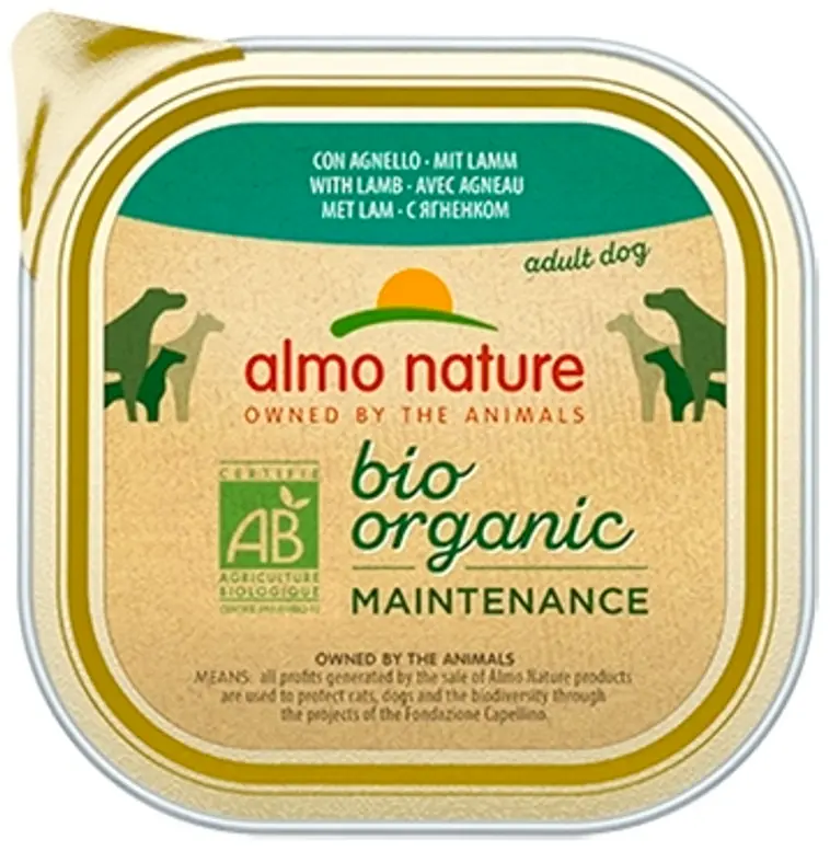 Almo Nature Bio Organic koiran täysravinto lammas 300 g