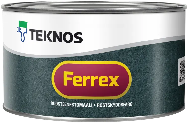 Teknos Ferrex ruosteenestomaali 0,33l harmaa