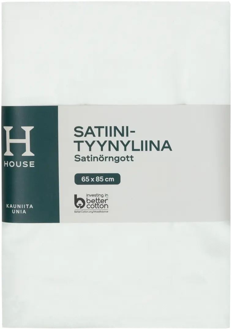 House iso satiinityynyliina 65x85cm