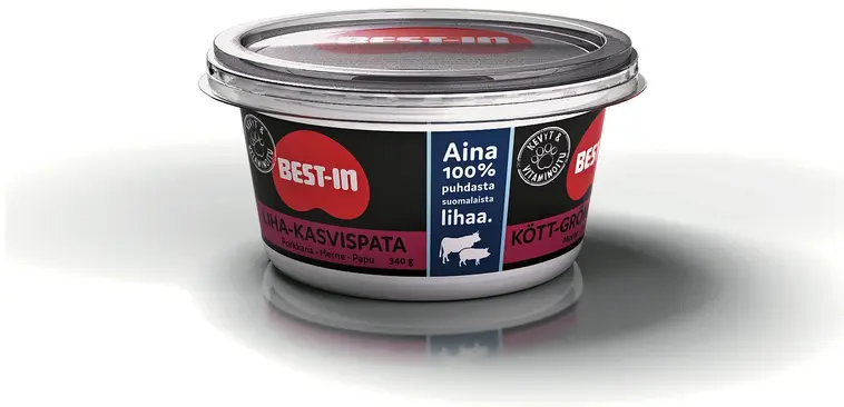 Best-In Liha-kasvispata Koiran Tuoreruoka 340g | Prisma verkkokauppa