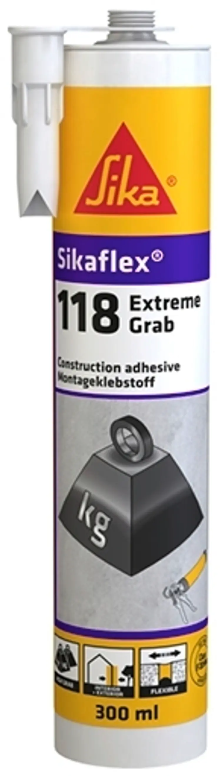 Sika Sikaflex-118 Extreme Grab asennusliima 290ML | Prisma verkkokauppa