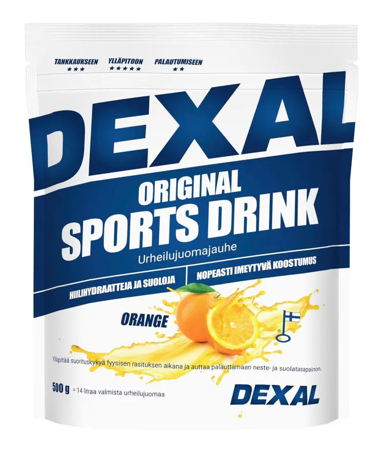 Dexal Original sports drink urheilujuomajauhe appelsiini 500g