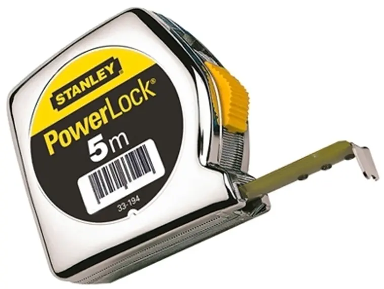 Stanley Powerlock -rullamitta 5 m x 19 mm