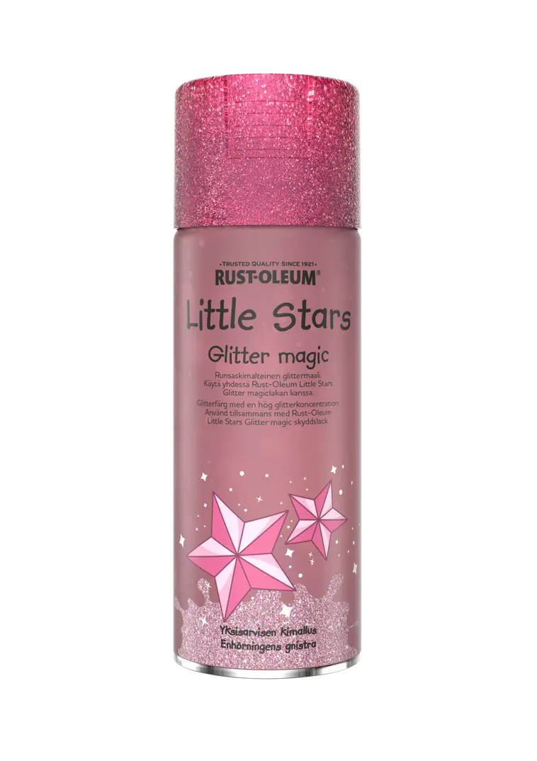 Rust-Oleum Little Stars Glitter Magic spraymaali 400ml Yksisarvisen säihke  | Prisma verkkokauppa