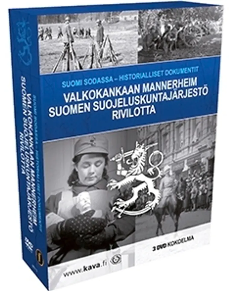 DVD Suomi sodassa - historialliset dokumentit 3DVD kokoelma