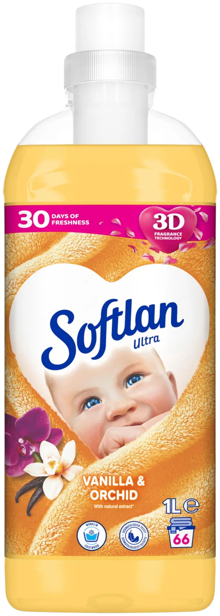 Softlan Ultra Vanilla & Orchid huuhteluaine 1000ml