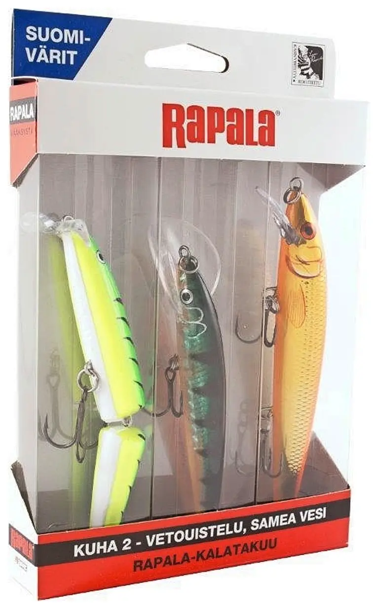 Rapala Kalatakuu Kuha/pilvinen sää -viehesarja | Prisma verkkokauppa