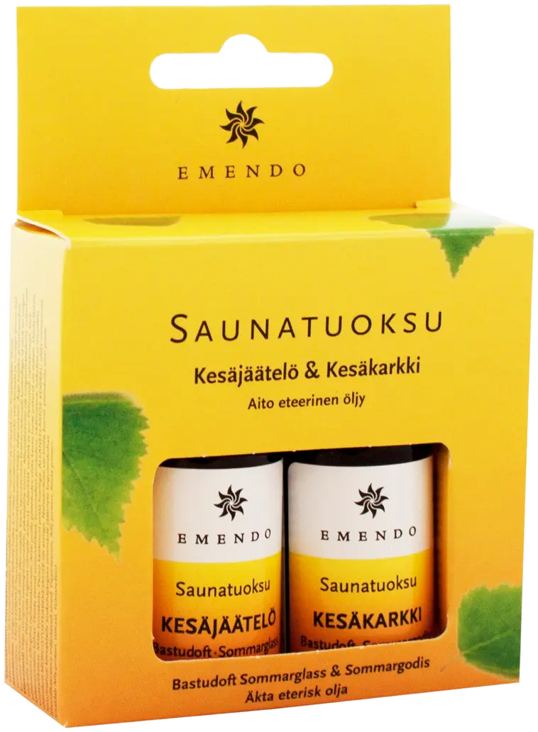 Emendo Saunatuoksut Kesäjäätelö & Kesäkarkki 2 x 10 ml | Prisma verkkokauppa