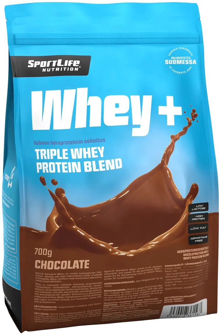 SportLife Nutrition Whey+ 700g suklaa heraproteiinisekoitus | Prisma  verkkokauppa