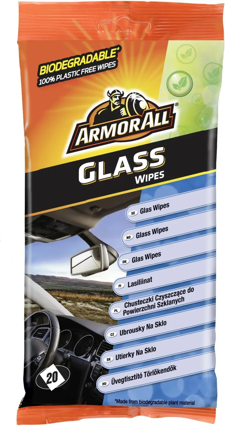 Armor All Wipes puhdistusliina lasille 15kpl