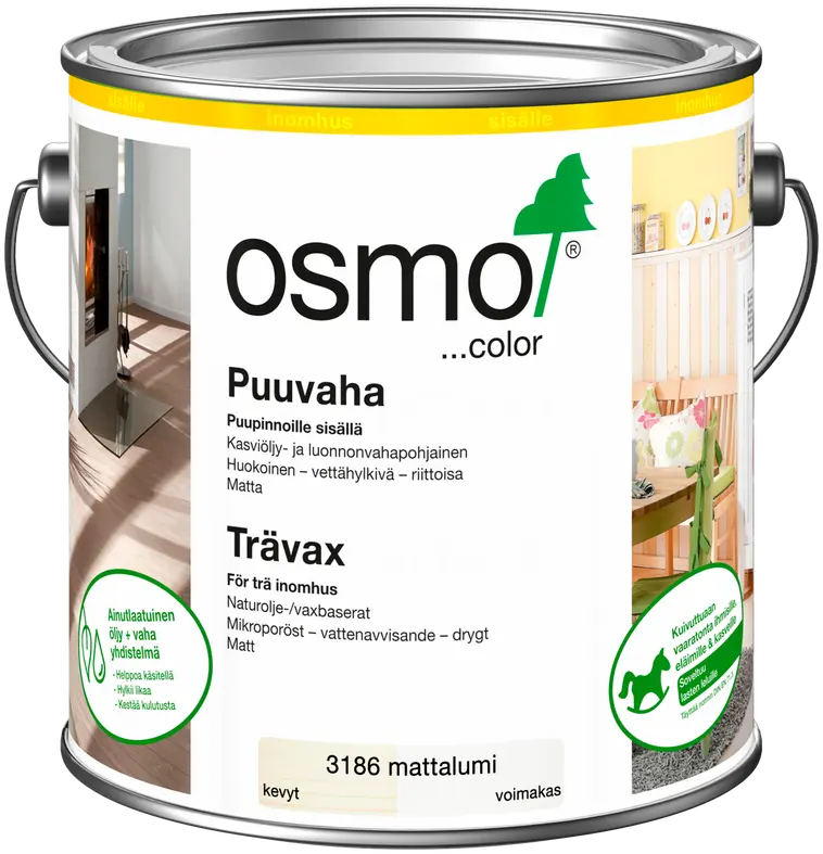 Osmo Color puuvaha 3186 mattalumi 2,5l | Prisma verkkokauppa