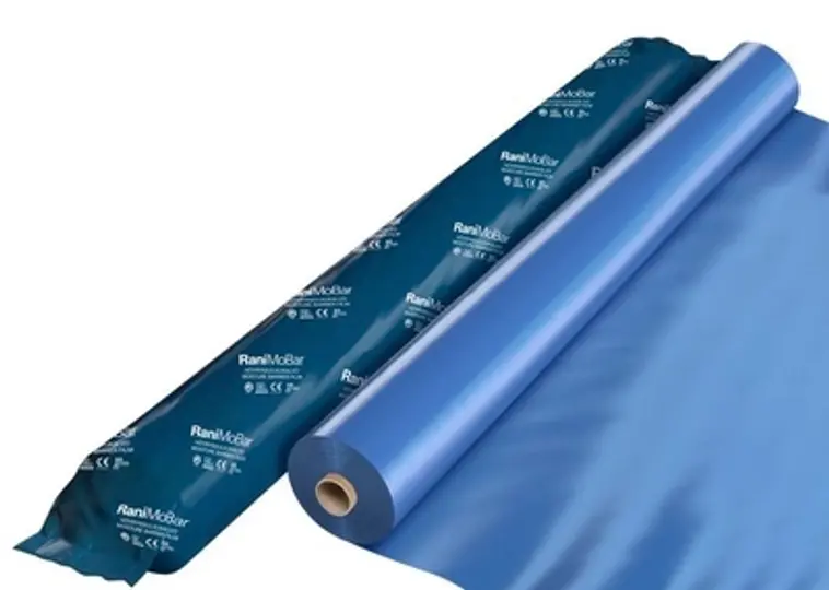 RaniMobar blue P, SINTEF, CE sertifioitu höyrynsulkukalvo 1500/3000 x 0,20 MM, 27 m2