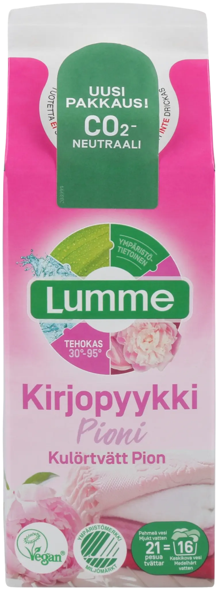 Lumme Kirjopyykki Pioni pyykinpesuneste 750ml | Prisma verkkokauppa