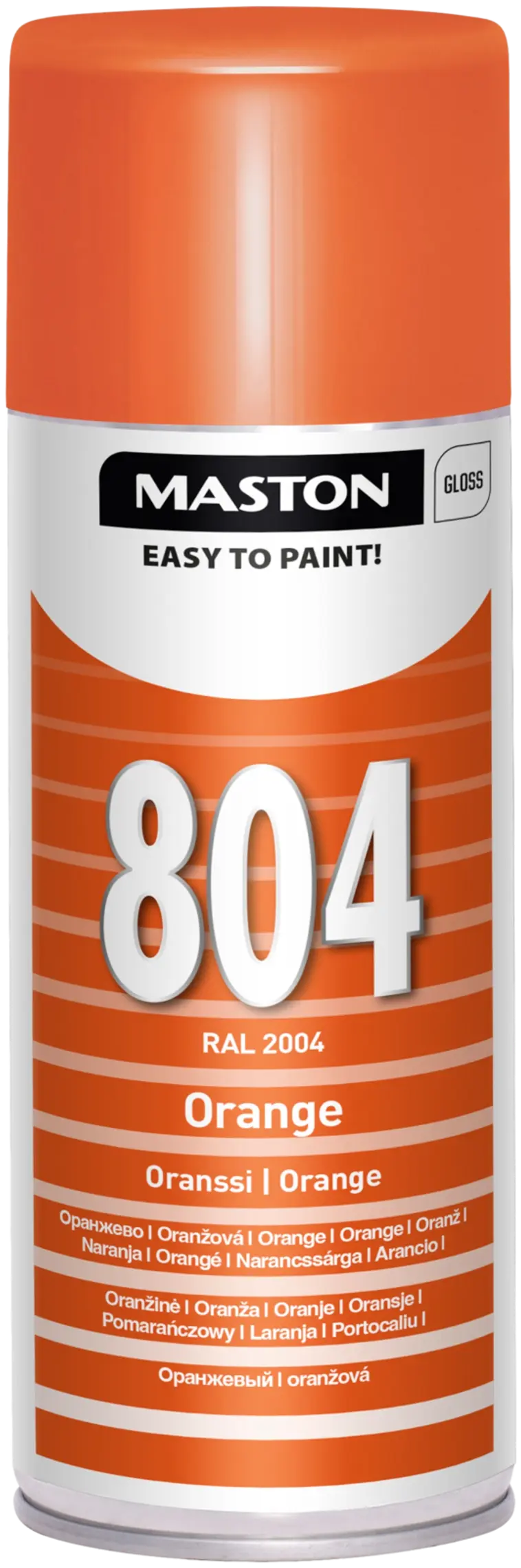Maston spraymaali oranssi 804 400ml RAL 2004