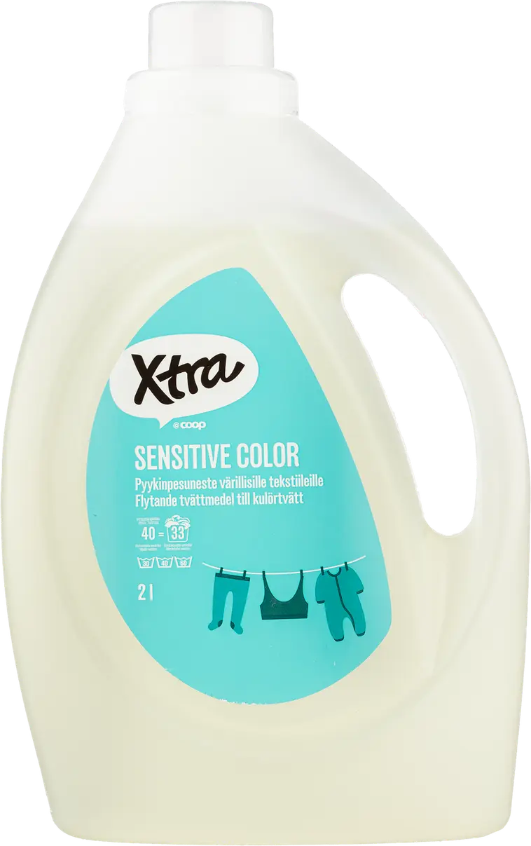 Xtra Sensitive Color pyykinpesuneste 2 l