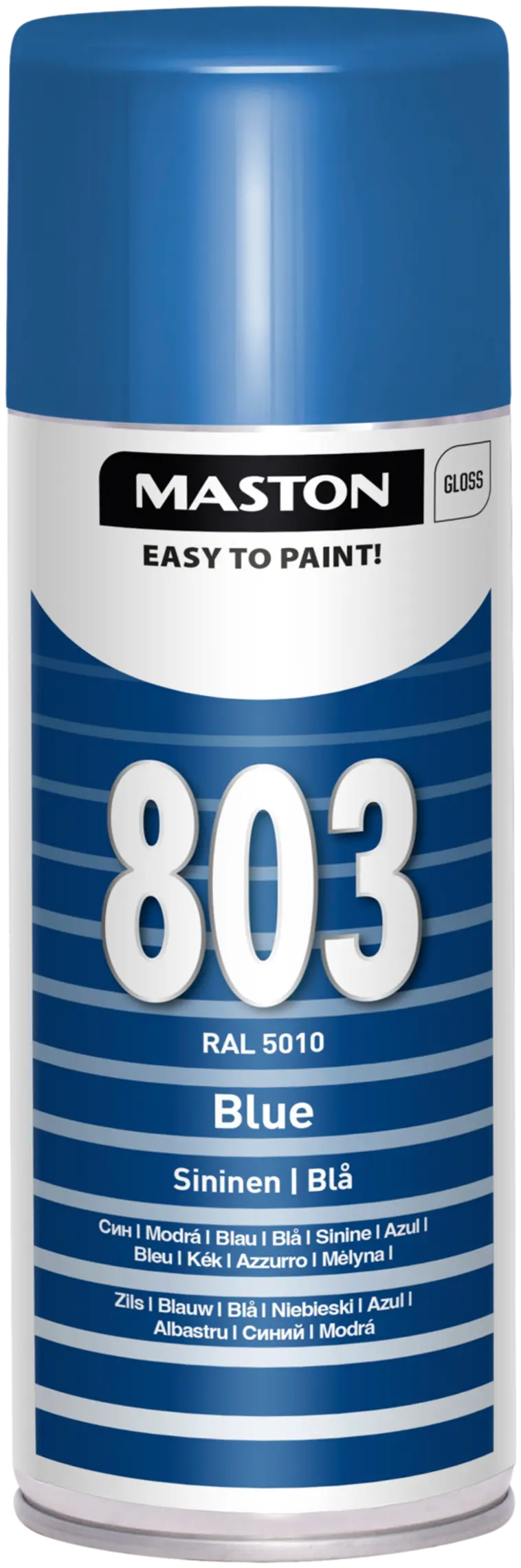 Maston spraymaali sininen 803 400ml RAL 5010