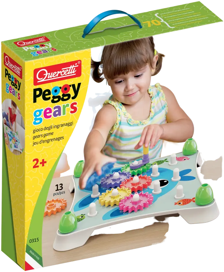 Quercetti Peggy Gears, 13 osaa