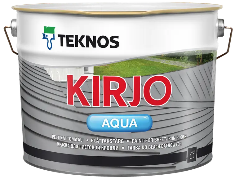 Teknos Kirjo Aqua 9l PM1 peltikattomaali | Prisma verkkokauppa