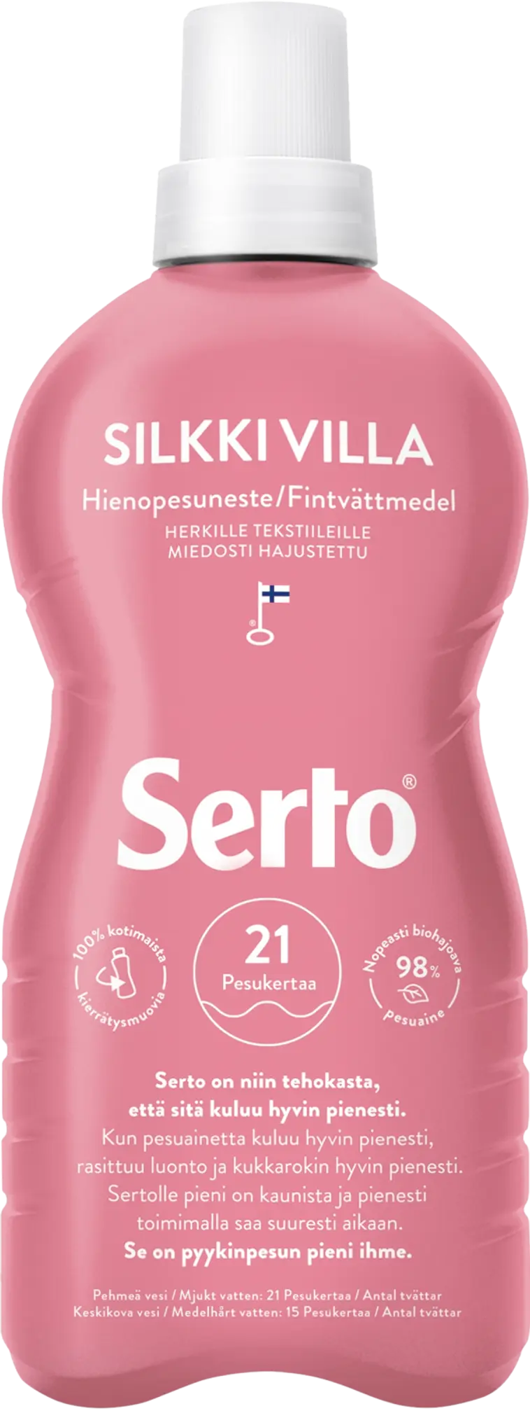 Serto SilkkiVIlla Pyykinpesuneste 750 ml