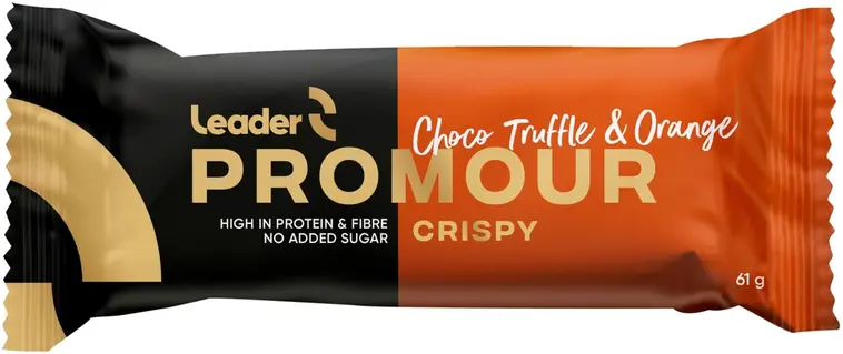 Leader Promour Choco Truffle & Orange proteiinipatukka suklaatryffelin ja appelsiinin makuinen 45 g