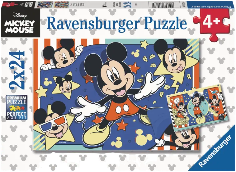 Ravensburger Disney Mickey Start The Film 2x24p palapeli