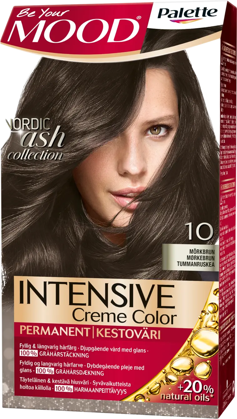 Palette Mood 10 Tummanruskea hiusväri